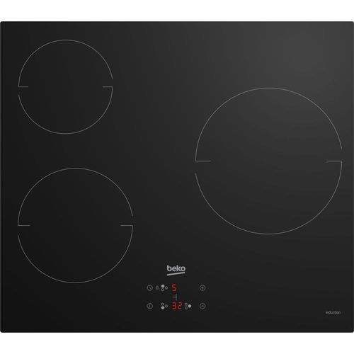 Beko HII63400MT Table de cuisson à induction Noir - 3 foyers