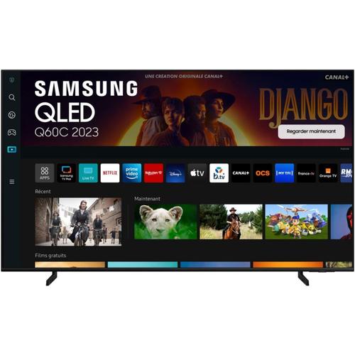 TV Samsung QLED TQ75Q60C 189 cm 4K UHD Smart TV 2023 Noir