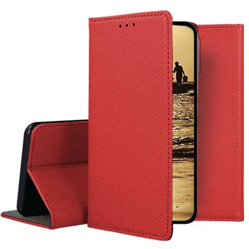 Housse Pour Xiaomi 13 5g - Etui Coque Pochette Portefeuille + Film Ecran - Rouge Magnet