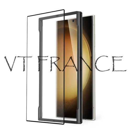 Ecran Protecteur Verre Trempe + Gabarit Pour Samsung, Smartphone: Galaxy S23 Ultra