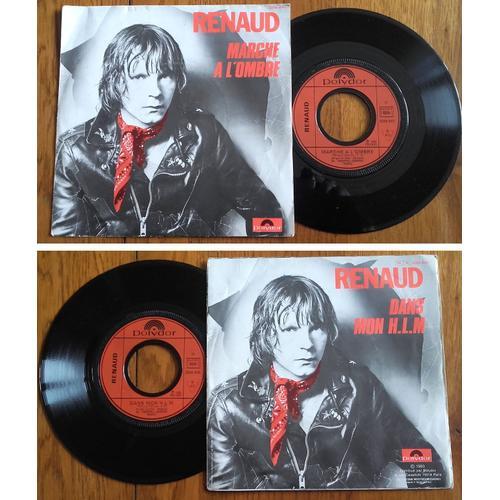 Disque Sp 45t 7" Vinyle Renaud Bof " Marche À L'ombre " 1980 Réf: 2056 840 Polydor France