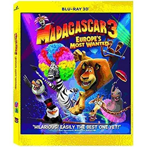 Madagascar 3: Europe's Most Wanted (Blu-Ray 3d)