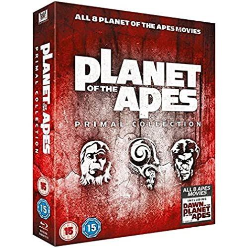 Planet Of The Apes: Primal 8 Movies Collection - Planet Of The Apes (1968) + Beneath The Planet Of The Apes + Escape From The Planet Of The Apes + Battle For The Planet Of The Apes + Planet Of The Ape