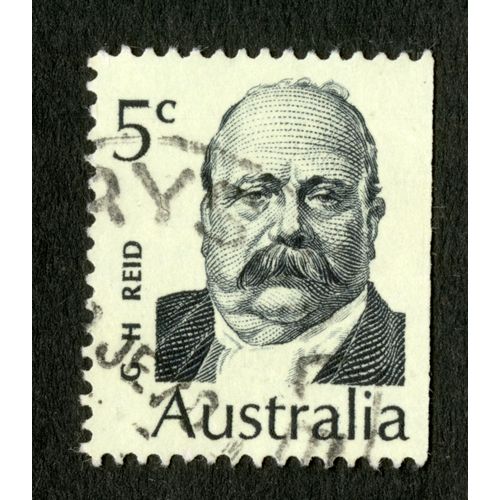 Timbre Oblitéré Australia, G H Reid, 5c