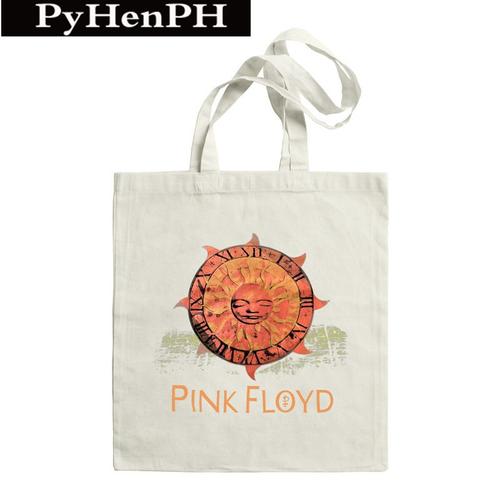 Sac en toile groupe de rock Pink Floyd Pink Floyd British grande contenance, LVL2075 Sacs de courses