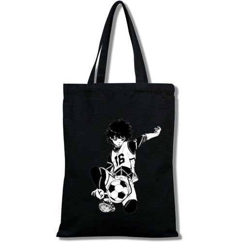 Cotton Tote Bag,BLUE LOCK sac cabas toile prison bleu sac calicot cabas cabas, LVL8548 Sacs de courses