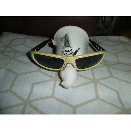 Lunette De Soleil Monture Beige Taille Unique Verres Ovales Protection Uv 400 Ce Farbel 1323f