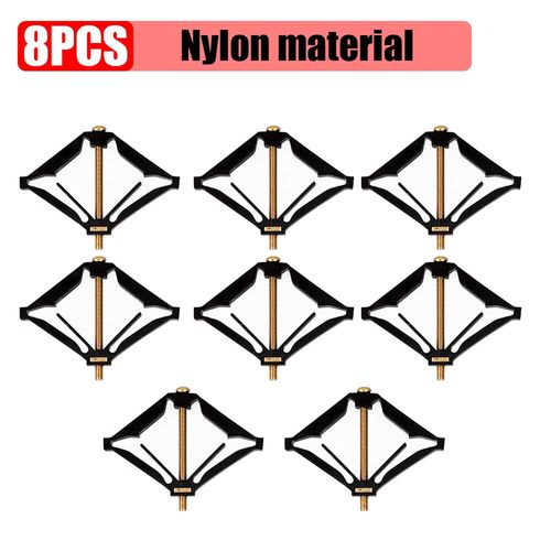 Boîte sombre de réparation de cassette,86mm,interrupteur à vis,ancienne prise,partenaires de remplacement,boîte de réparation murale,support le plus récent - Type 8PCS Nylon
