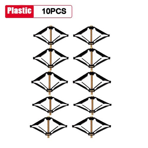 Boîte noire de réparation de boîte de réparation d'interrupteur,prise à vis,ancienne boîte de prise,réparation murale fixe de remplacement,tige de support,86mm - Type 10PCS Plastic #A