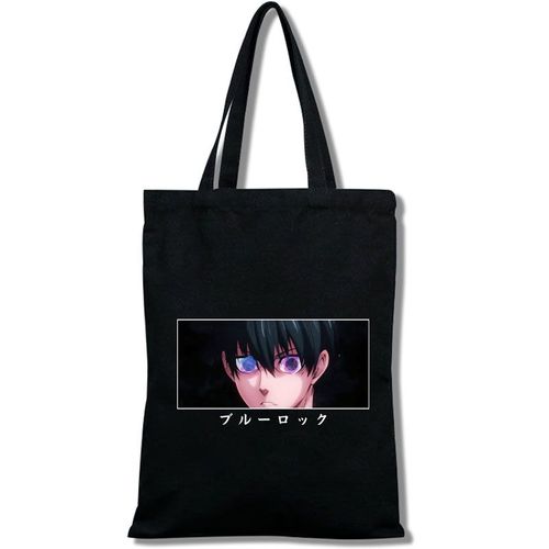 BLUE LOCK sac cabas toile prison bleu sac calicot cabas cabas,LVL3936 Sacs de courses