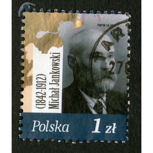 Timbre Oblitéré Michal Jankowski 1842-1912, 1 Zl, 2021