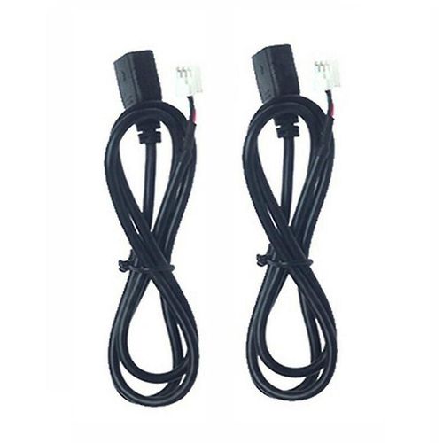 2pcs 4pin + 6pin Connecteur Câble USB pour radio de voiture Stéréo 1m Câble USB Adaptateur USB