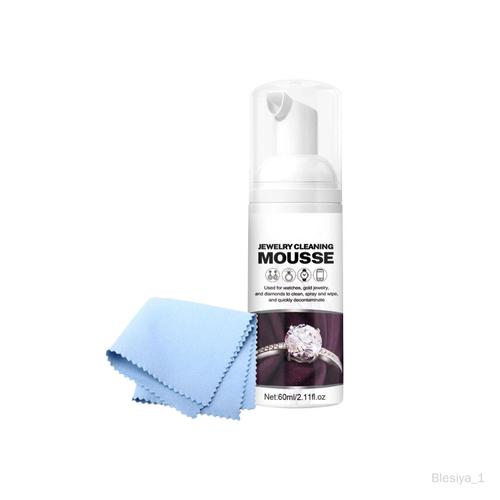 Solution De Nettoyage De Bijoux Mousse Propre Avec Polissage De Tissu Restaure Le De Nettoyage De Bijoux Brillants Pour La Maison Boucle D'oreille