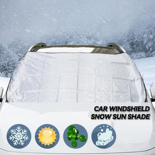 Couverture de pare-brise de voiture, couverture avant de pare-brise de  voiture, Anti-neige, gel, glace, pare-soleil, protection contre la  poussière, tapis solaire thermique