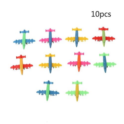 10 Pcs Mini Plastique Bombardier Avion Avion Avion Modèle Jouet Cadeaux Militaires Enfants
