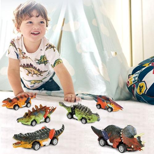 Dinosaure Jouet 6 Packs- Voiture De Dinosaure Cadeaux Et Jouets Pour Enfants