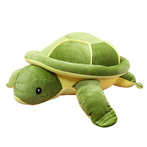 Tortue Peluche Grand 45cm Peluche Tortue Grande Mignon Tortue Verte Peluche Douce Tortue De Mer Peluche Poupée Jouets Oreiller D'animaux Pour Enfants Adultes