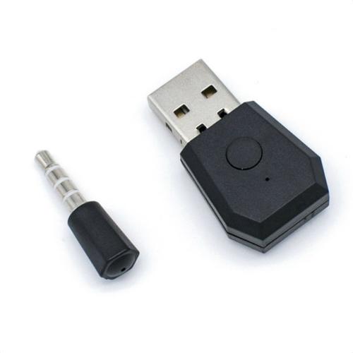 Récepteur Usb Compatible Bluetooth 4.0 Adaptateur De Manette De Jeu Sans Fil Dongle Prise Audio Microphone Pour Console De Jeu Ps4