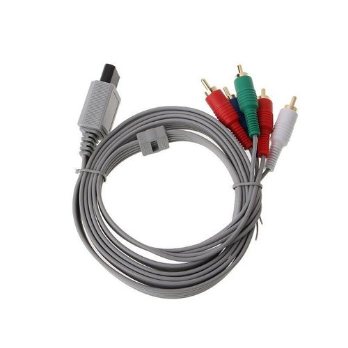 Câble Adaptateur Pour Nintendo Wii 1.8m 1080p Hdtv Av Audio 5rca Pour Console C7ab