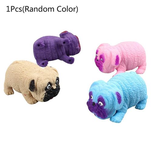 Kids Sensory Toys Stress Relief Pug Squishy Toy Tear-Resistant Party Props