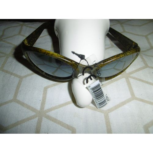 Lunette De Soleil Monture Marron Taille Unique Verres Ovales Protection Uv 400 Ce Farbel 1407