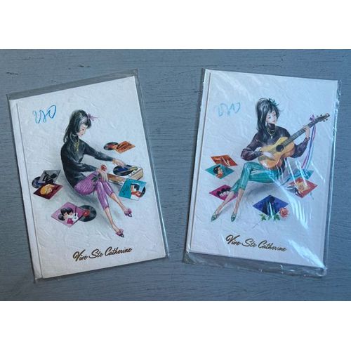 Vive Sainte Catherine = 2 Cartes  ( Avec Enveloppe, Sous Cellophane D'origine) N'ont Jamais Circulé, Aucune Correspondance- Années 60/70