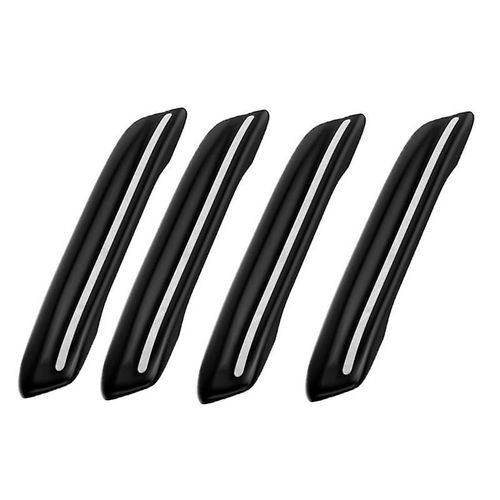 4pcs Vehicle Door Corner Anti-scratch Protector Film Sticker Rubber Protector