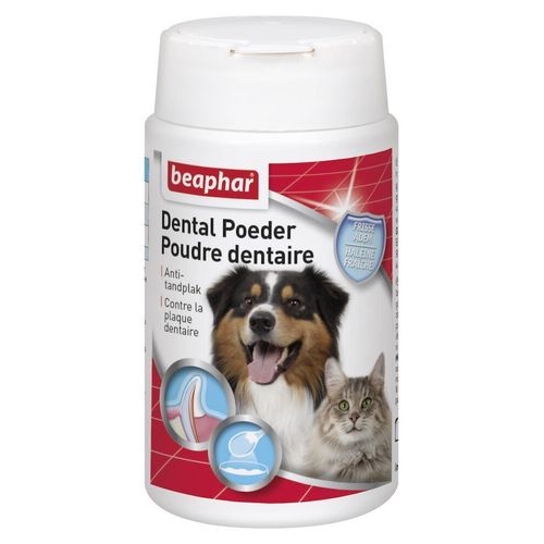 Poudre Dentaire Pour Chien Beaphar 75g, 100% Naturelle