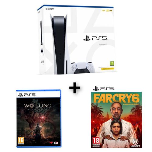 Pack Console Sony Playstation 5 Standard + Wo Long + Far Cry 6