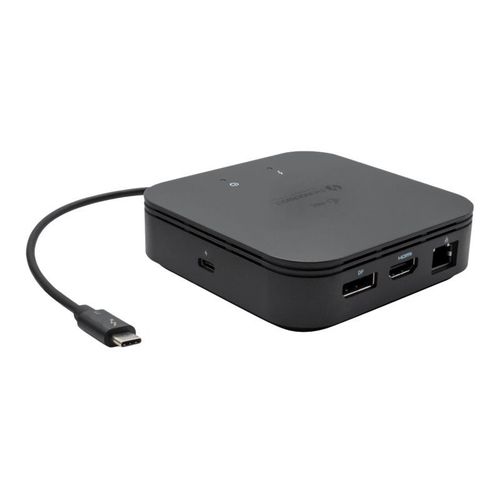 i-Tec USB-C Dual Display Docking Station with Power Delivery - Station d'accueil - USB-C / Thunderbolt 3 - HDMI, DP - 1GbE - 77 Watt