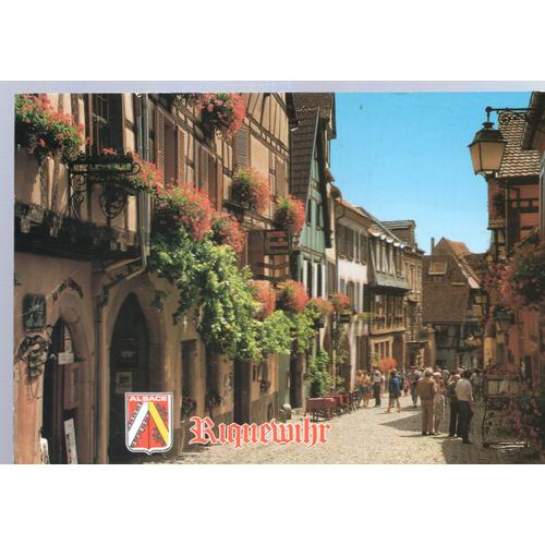 Carte Postale De Riquewihr (Haut-Rhin) Rue Du Général De Gaulle, Cour De La Dîme