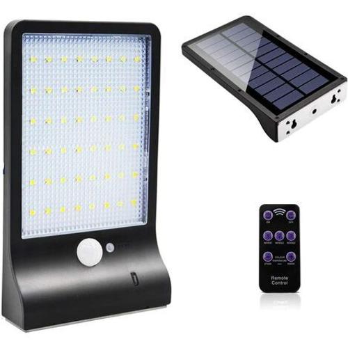 Lampe Solaire ExtérieurVersion Puissante 4 Pack100 LED 2200 mAh éclairage  Extérieur étanche 270° lumière Solaire