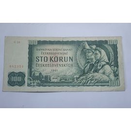 Tchécoslovaquie 100 Korun 1961