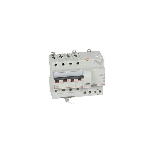 Disjoncteur diff DX³ 6000 visauto4P400V40AtypeAC300mA10kAcourbe C 7M
