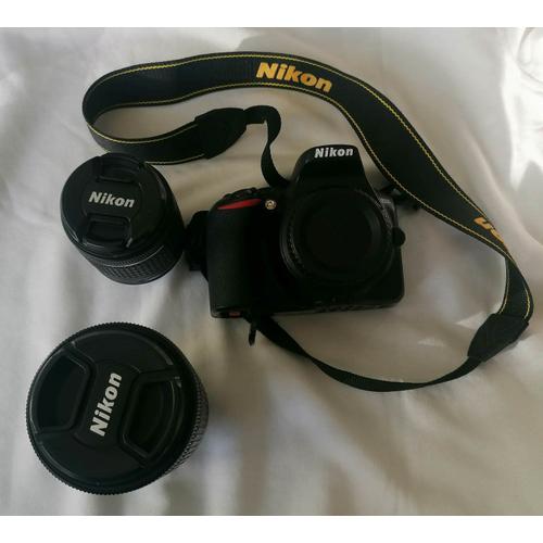 Nikon D3500 Reflex 24.2 mpix Noir + Objectif Nikkor AF-P DX 18-55 mm f/3.5-5.6 VR + Objectif AF-P DX 70-300 mm f/4.5-6.3G ED VR