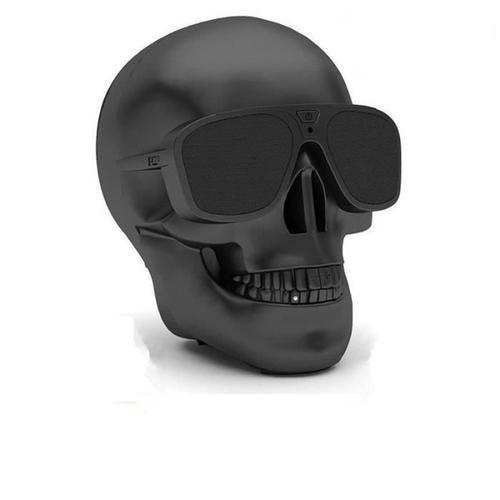 New arrival Metal Mini Skull Speaker Wireless Bluetooth Subwoofer Louder Speakers