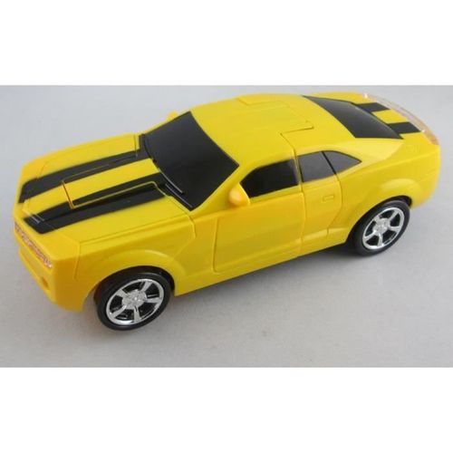 Voiture Transformers - Liam Access - Robot Musical Et Lumineux Jaune - Pour Enfant À Partir De 3 Ans