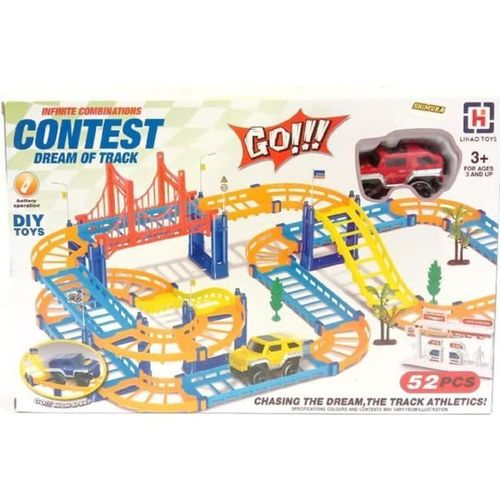 Circuit De Voiture Liam Access - 52 Pièces - Intérieur - Pour Garçon De 3 Ans Et Plus