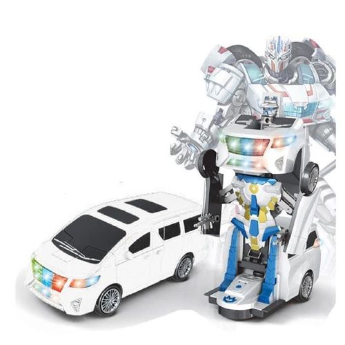 Jouet - Liam Access - Van Transformable En Robot Musical Et Lumineux - Mixte - Blanc - A Partir De 3 Ans