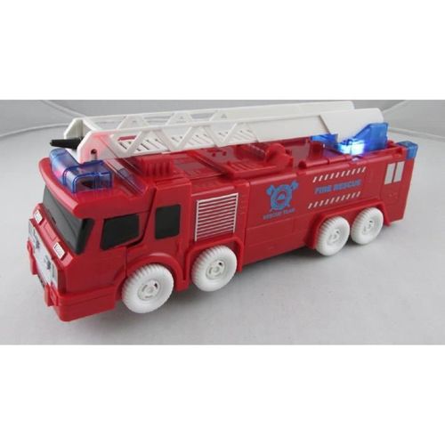 Camion De Pompier Transformable Robot Lumineux - Liam Access - Mixte - A Partir De 3 Ans - Rouge