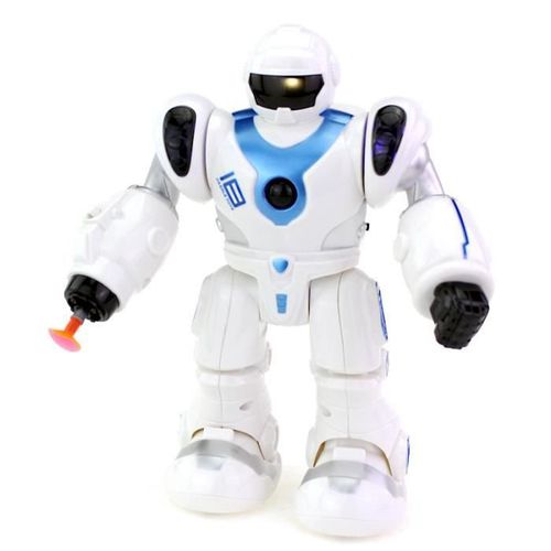 Robot De Police Liam Access - Marche Avec Lumière Et Sons - Pour Enfant À Partir De 6 Ans - Blanc