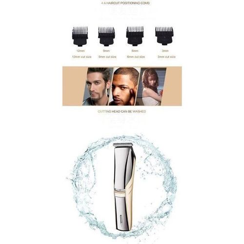 Tondeuse À Cheveux Rechargeable Haute Precision Avec Lame En Ceramique Pour Les Enfants /Hommes / Animaux Waterproof