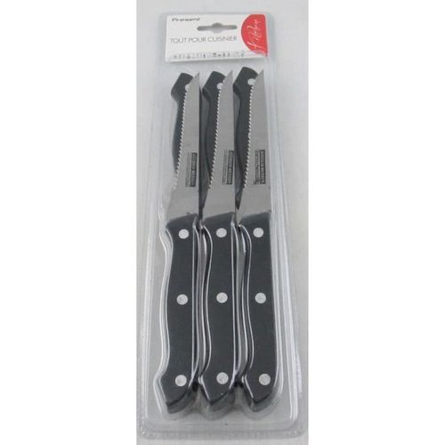 Lot De 6 Couteaux De Cuisine À Dents