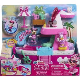 Jouet Interactif - Disney Minnie Mouse - Le Yacht De Minnie - Yacht Avec 14 Accessoires. Tenues Changeantes Et Piscine-Disney