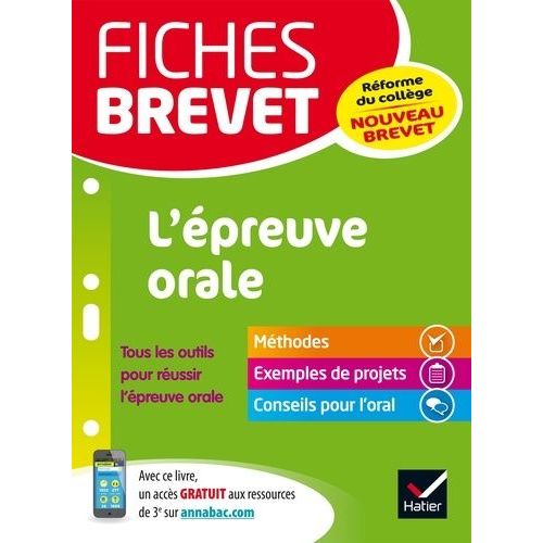 L'épreuve Orale - Nouveau Brevet
