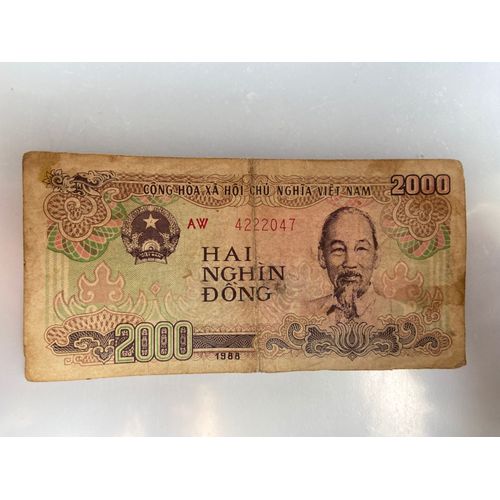 Vietnam - Billet De 2000 Dong - 1988