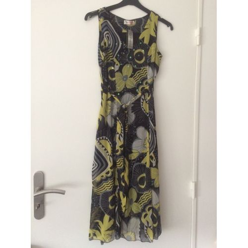 Robe Longue À Fleurs Cantarana Neuve/Étiquette Taille M/L