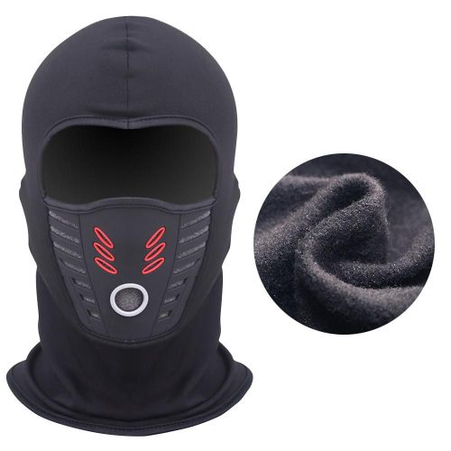 Cagoule Polaire En Laine Pour Moto, Cache-Cou, Respirant, Coupe-Vent, Doublure Noire, Ski, Snowboard