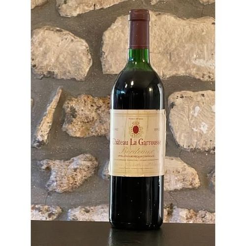 Vin Rouge, Bordeaux, Château La Garousse 1992