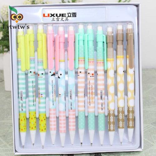 Crayon Mécanique Automatique Avec Gomme 1 Pièce Papeterie Scolaire Et De Bureau Joli Dossier Kawaii Lapin Drôle